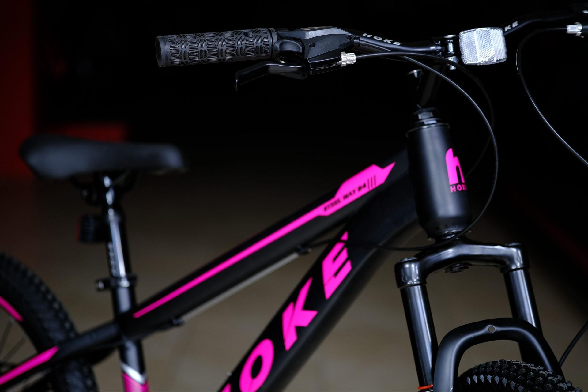 Манетка Shiming EF-500 (триггер, аналог ST-EF-500) рычажковый HOKE Steel WAY 24 матовый чёрный-розовый